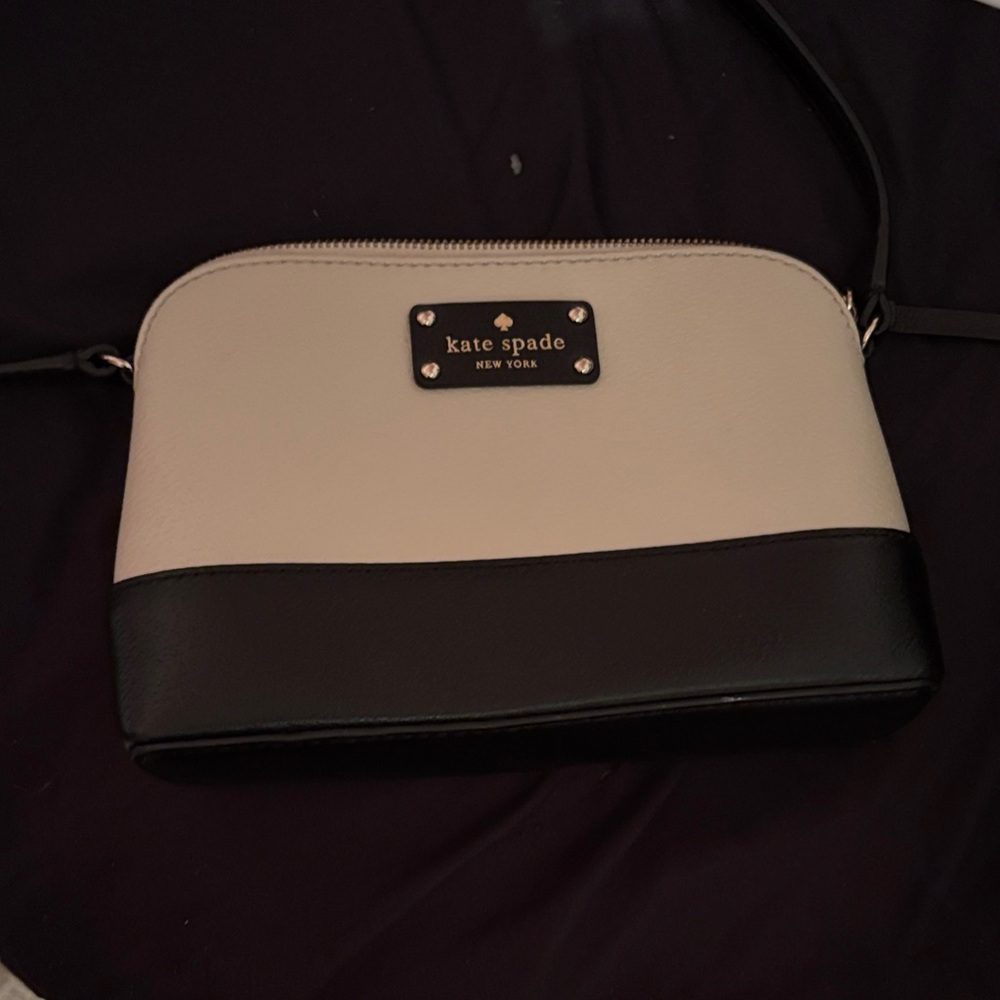 Kate Spade Two-Tone Black and Cream Crossbody Bag
